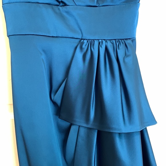 Maggy London, blue dress size 4P - Picture 3 of 16